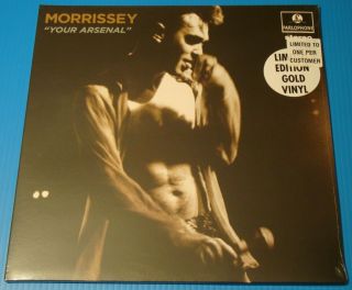 Morrissey - Your Arsenal - Hmv Uk Exclusive Gold Vinyl Lp - New/sealed