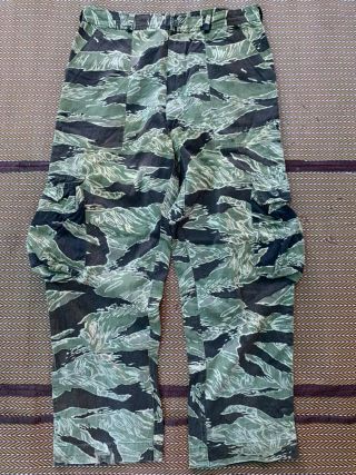 Vietnam War Tiger Stripe Trousers Pants.  Tigerstripe Camo.  Usmc Advisor.
