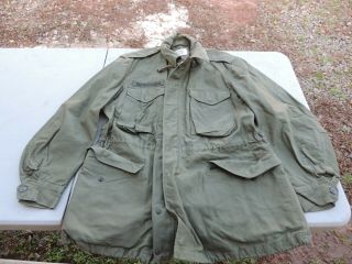 Vietnam Era M1951 Us Army Olive Green No.  107 Field Jacket Coat Medium Regular