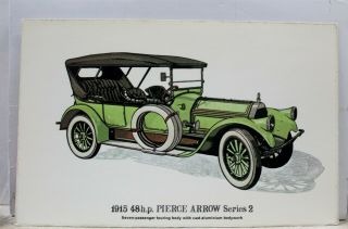 Car Automobile 1915 Pierce Arrow Series 2 Postcard Old Vintage Card View Post Pc