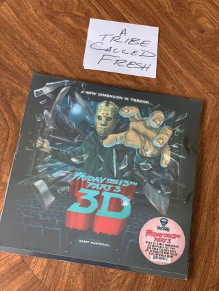 Waxwork Friday The 13th Part 3 Vinyl Lp Red & Blue “3d Glasses” Variant Rare