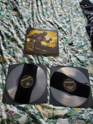 Dark Souls Iii 3 Video Game Soundtrack Vinyl Lp Black Orb Trilogy