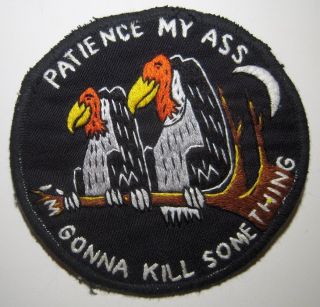 16th Special Operations Squadron Thai Made Usaf Patch - Patience My Ass