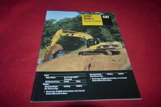 Caterpillar 324d 324d L Hydraulic Excavator Brochure Dcpa14