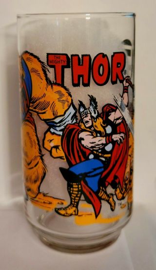Dead Vintage 1977 7 - 11 Marvel’s The Mighty Thor 7 Eleven Glass