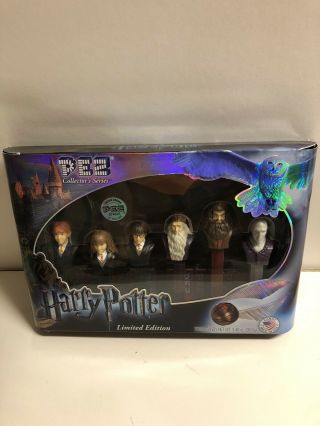 Limited Edition Harry Potter Pez Candy Dispenser Collectible 6 Piece Set - Nib