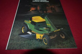 John Deere Riding Mower For 1987 Dealers Brochure Amil15