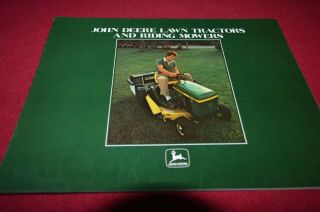 John Deere Lawn Tractor & Riding Mower For 1979 Dealers Brochure Amil15