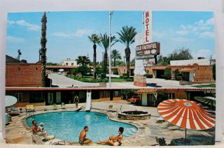 Arizona Az Phoenix Old Faithful In Motor Hotel Postcard Old Vintage Card View Pc