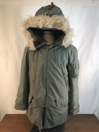 Vietnam Era Extreme Cold Weather Parka Type N - 3b 1974 Size Small (nc18)