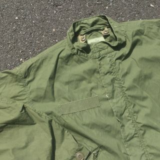 Post Vietnam Era M - 65 Fishtail Parka Shell with NOS Hood Large Army Jacket Coat 2