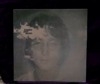 John Lennon Very Rare Lp Imagine 1971 Usa Press W/poster Oop