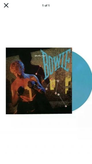 Hmv Vinyl Week 2020 - David Bowie - Lets Dance - Blue Vinyl Lp - 1500 W/wide.