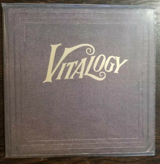 Pearl Jam - Vitalogy Lp 1st Epic 1994 W/book Vinyl Record