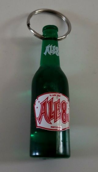 Ale81 Green Bottle Hard Plastic Bottle Opener Key Chain Vintage ?
