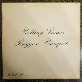 The Rolling Stones - Beggars Banquet Vinyl Lp - 1968 Uk Mono - Decca Lk.  4955