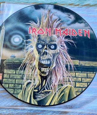 Ultra Rare Iron Maiden 1st Lp Picture Disc Unique Ltd Edition Look Black Sababth
