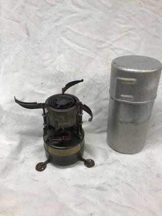 Vintage 1952 Rogers U.  S.  Army Military Coleman Type Gas Field Camp Stove & Case
