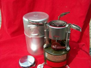 1966 Us Military M - 1950 Coleman/rogers Camp Stove Backpacking Cookin Good