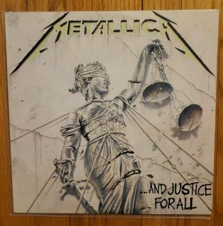 Metallica -.  And Justice For All 2x Vinyl Lp 60812 - 1/9 60812 - 1 Us Orig 1988