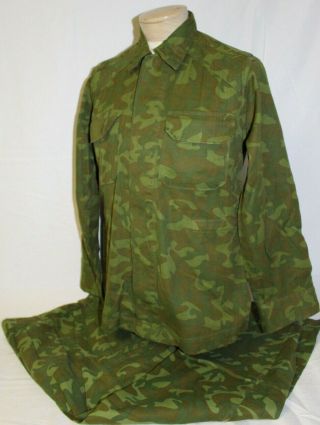 Vietnam War Nva North Vietnamese Army Camo Jungle Jacket And Pants Set