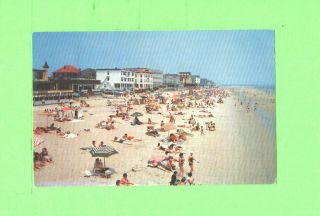E Postcard Old Orchard Beach Maine Beach Front Hotels And Bathers Pn The Beach