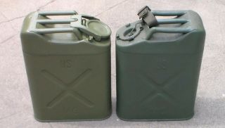 Two Vietnam War Era United States Marine Corps " Mc " Jerry Cans / Gas Cans