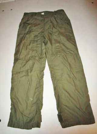 Vintage Vietnam U.  S Army Military Hot Weather Trousers Fire Resistant Pants L