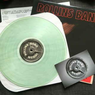 Henry Rollins Band Weight Vinyl Lp Clear 1st Press Black Flag Soa Gone Punk Rock