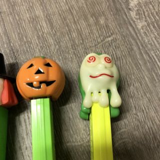 Vintage Spooky Pez Ghost Witch Pumpkin Ghosts Halloween 1990s Candy Dispenser 3