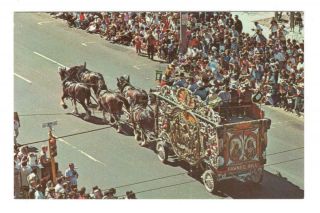 Schlitz Circus Parade Old Milwaukee Days Wisconsin Vintage Postcard Af84