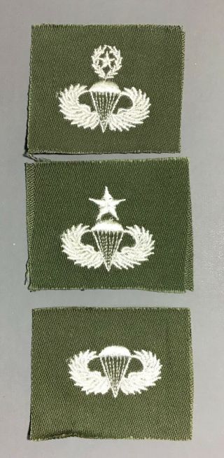 Early Vietnam War Us Army Airborne Wing Patches