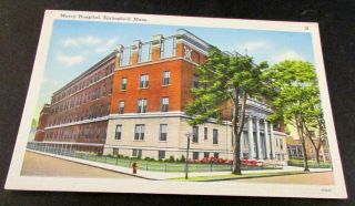 Springfield,  Mass.  - [old Postcard] - - Mercy Hospital - Early - Mid 1900