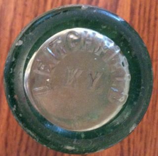 Leitchfield,  Ky Coca - Cola Bottle 6 Oz.  Green - Ky Embossed In Straight Line