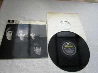 The Beatles Lp With The Beatles Orig Uk 1963 Mono Jobete Credit Ex,  Vinyl