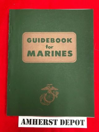 Guidebook For Marines Usmc 1967