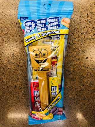 Limited Edition Gold Spongebob Squarepants Pez Dispenser 1 - 1000 Rare