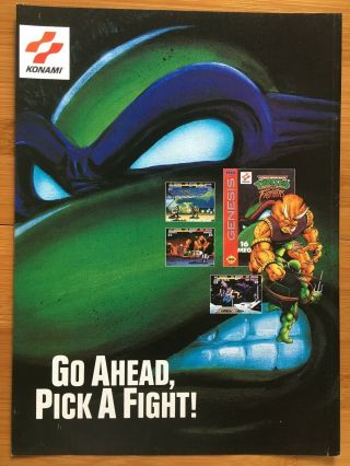 Tmnt Teenage Mutant Ninja Turtles: Tournament Fighters Nes 1990 