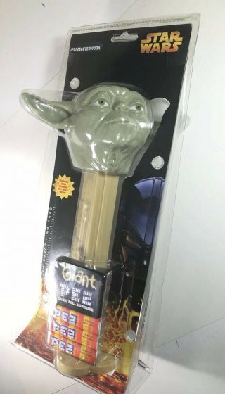 Star Wars Giant Pez Dispenser - Yoda 12 " Tall Plays Music Collectable