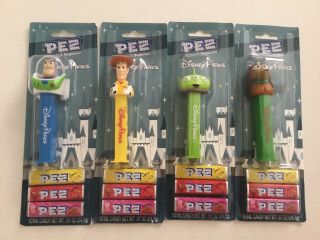Disney Parks Exclusive Toy Story Pez Dispenser Set Of 4 - As Pictured In Pkg