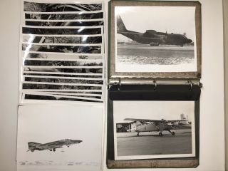 Estate Find Vietnam Era Photo Album Black And White 35 Photographs Air Force