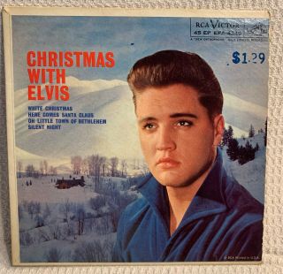 Elvis Presley Ep Rca Epa 4340 Christmas With Elvis 1959 (estate Item)