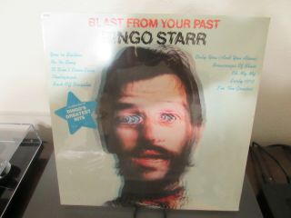 Ringo Starr - Blast From Your Past Vinyl Lp Orig Rare Blue Hype Sticker