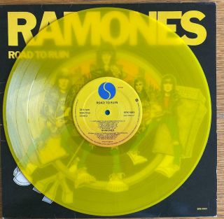 Ramones Road To Ruin Sire 1978 Yellow Vinyl Uk 1st Pressing Lp Srk6063