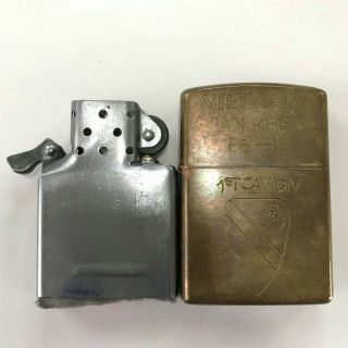 Vietnam War Zippo Lighter An Khe 68 69 Vintage 3