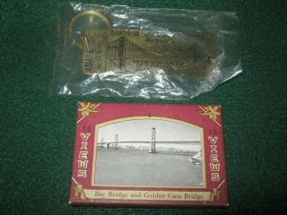 Golden Gate Bridge 50th Anniversary Birthday Keychain (1937/1987),  14 Cards