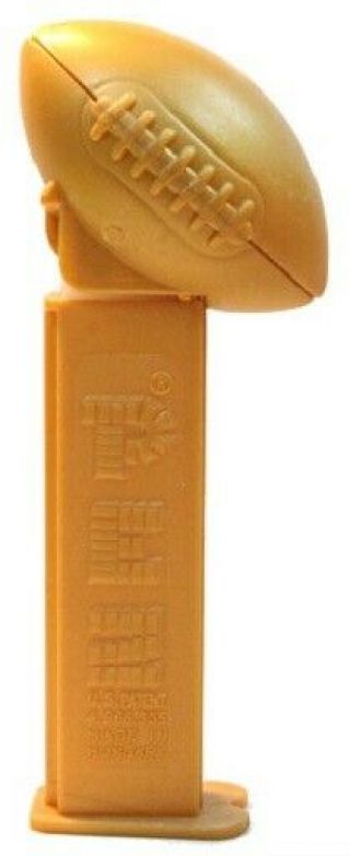 Gold Football Pez - Rare - Limited Edition - Not In Stores