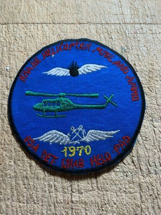 1970/vietnam? Us Army Patch - Nha Be Helicopter Fuel And Ammo - Beauty