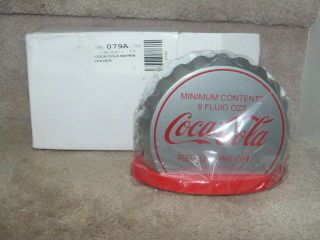 Coca Cola Coke Sunbelt Ko Crown Wooden Cap Napkin Holder Nip Nib