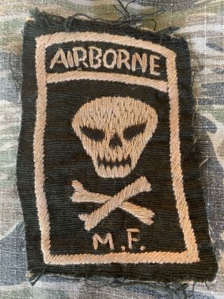 Vietnam War 5th Special Forces Green Beret Macv Sog Cia Mike Force Theater Patch